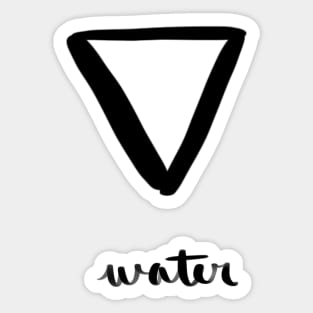 Water Sign Sticker